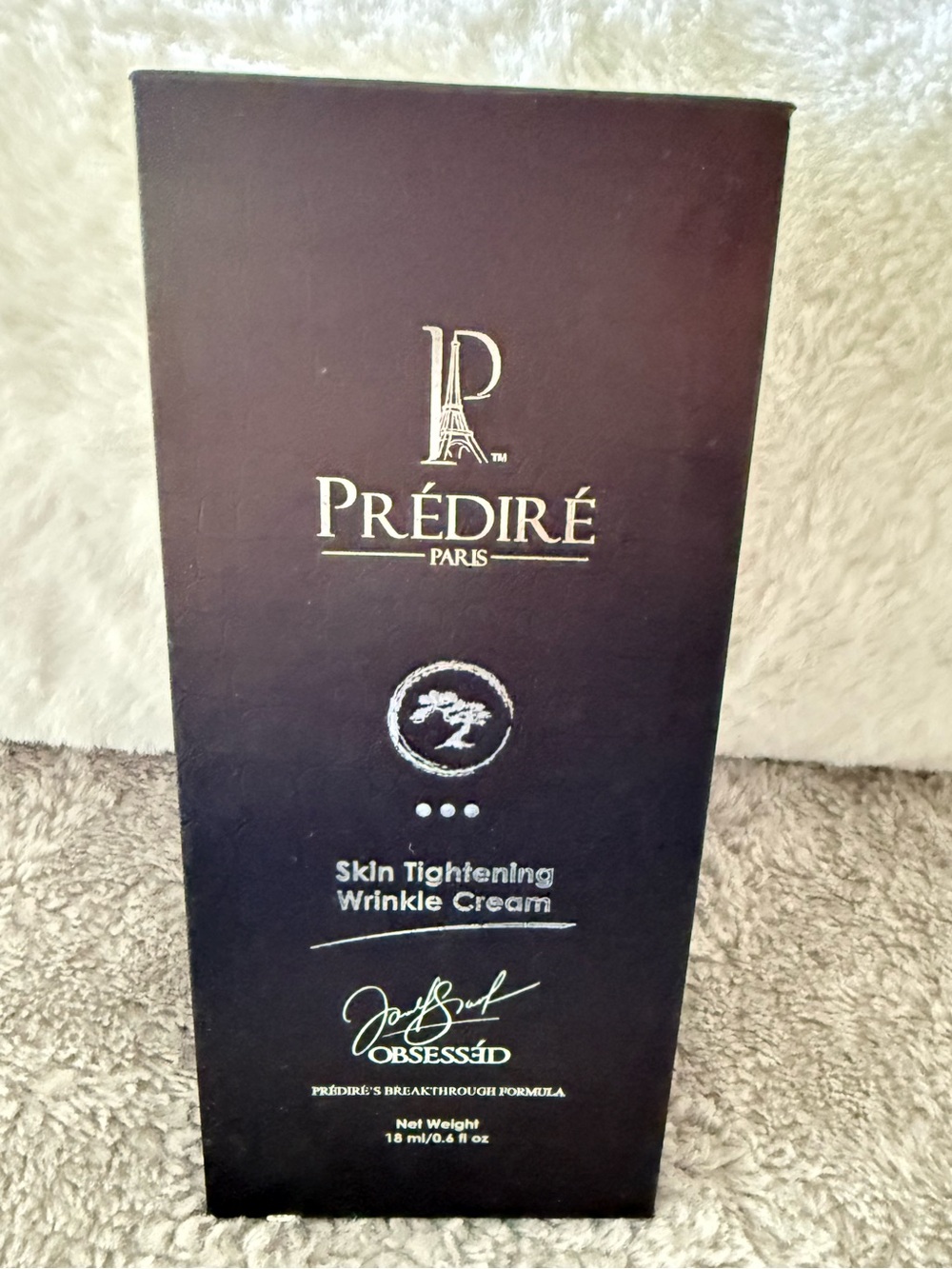 Prédiré Paris Skin Tightening Wrinkle Cream - Black Packaging